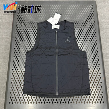 Nike/耐克正品JORDAN男士简约梭织保暖运动棉马甲FB3266-010