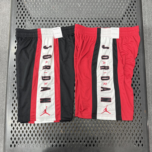 Nike/耐克男子Jordan篮球训练速干透气字母印花短裤 924567-010