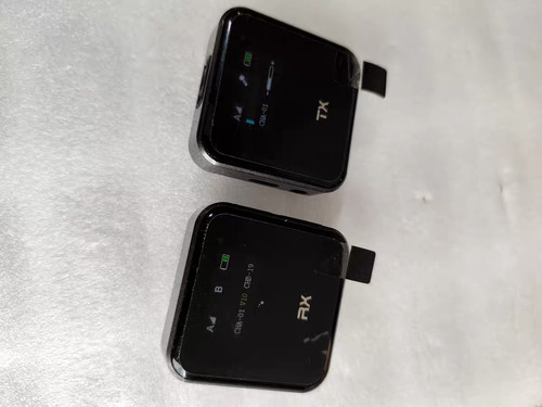 库存裸机无线领夹麦克风收录音降噪一体机直播设备无配件一对价