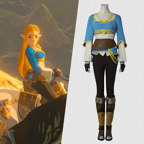 塞尔达传说荒野之息cos女主角 塞尔达公主cosplay游戏同款服装