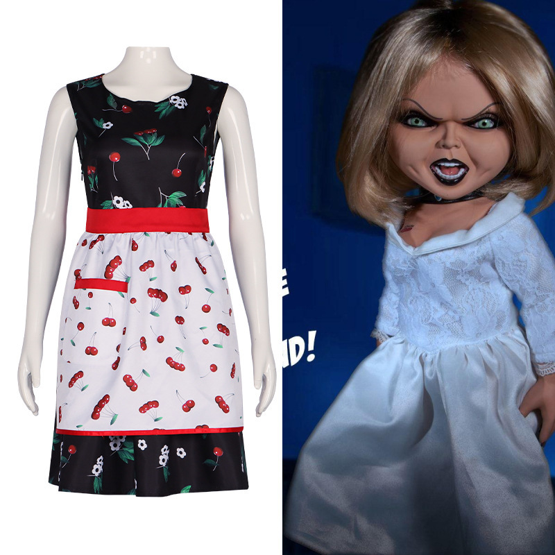 Chucky Tiffany 鬼娃恰吉cos服第二季 鬼新娘cosplay扮演服