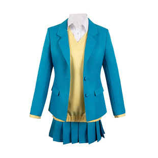 十月新番蓝箱青春之箱 鹿野千夏Cosplay蓝色校服套装动漫演出服
