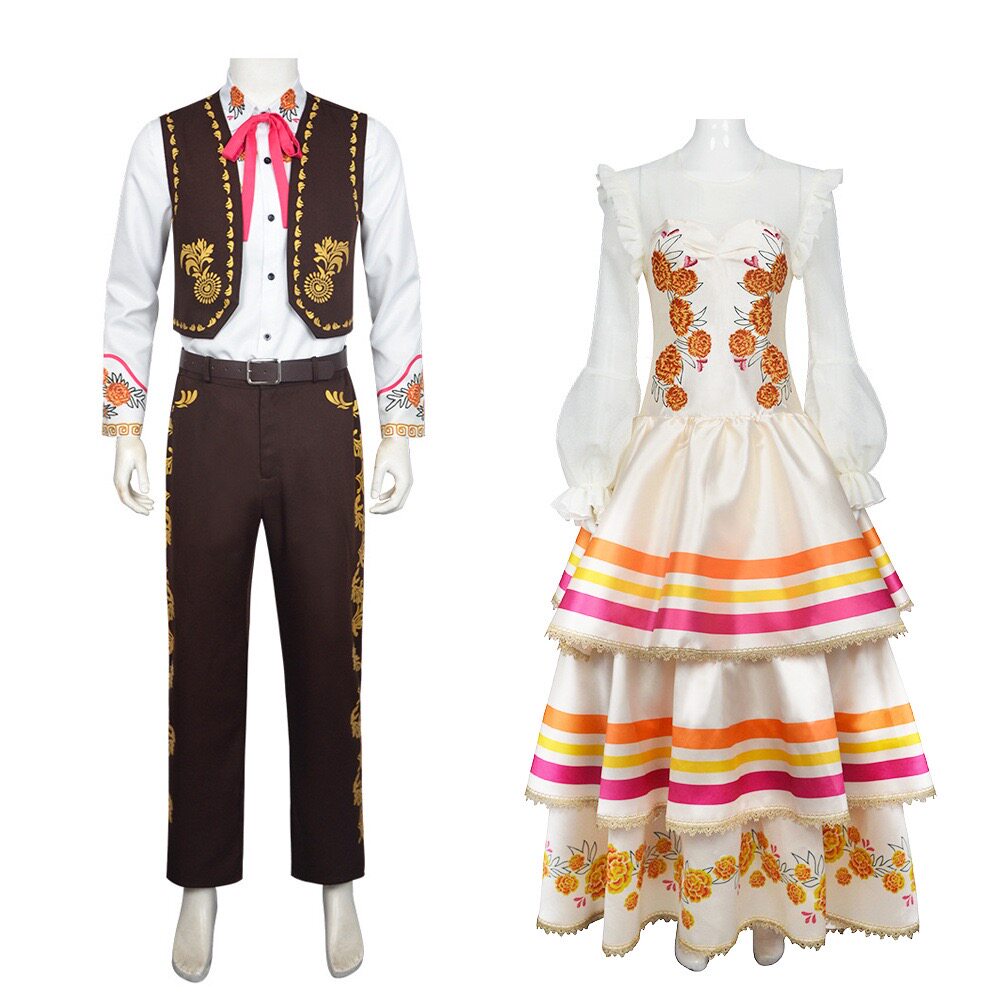 2025万圣节新款墨西哥亡灵节芭比肯cos服barbie芭比cosplay服装