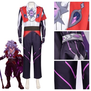 洛克王国世界cos服黑化恩佐二次元全套cosplay服动漫游戏角色扮演