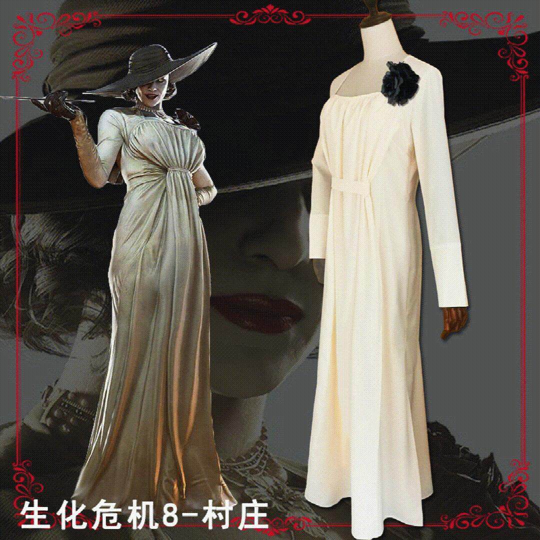 万圣节cos服 生化危机8村庄 Dimitrescu迪米特雷斯库cosplay现货