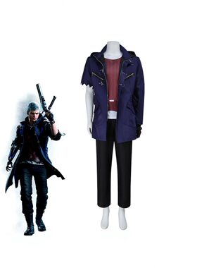 鬼泣5 尼禄cos服外套风衣 二次元万圣节cosplay游戏服装角色扮演