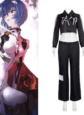 新世纪福音战士cos服-明日香连体衣 黑色绫波丽cosplay角色扮演服