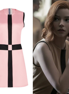 女王的棋局cos服后翼弃兵贝丝·哈蒙同款绿色连衣裙cosplay表演服