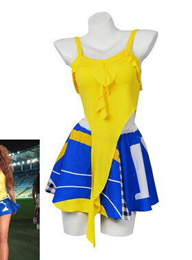 2026新款美加墨事界Dai Dai夏奇拉cos服啦啦队足球宝贝表演服装