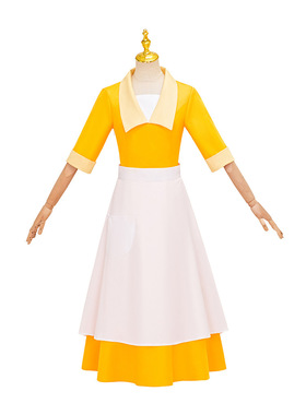 青蛙公主黄色仆人服装 公主服舞台演出服装cosplay