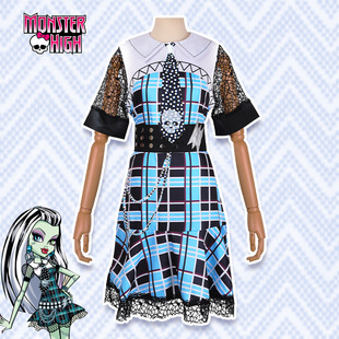 怪物精灵高中COS服 二次元动漫女 弗兰琪斯坦基基cosplay跨境服装