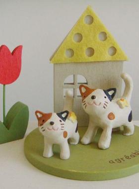 日本树脂动物多肉道具