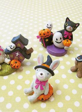 可爱风万圣节系列拍摄道具摆件