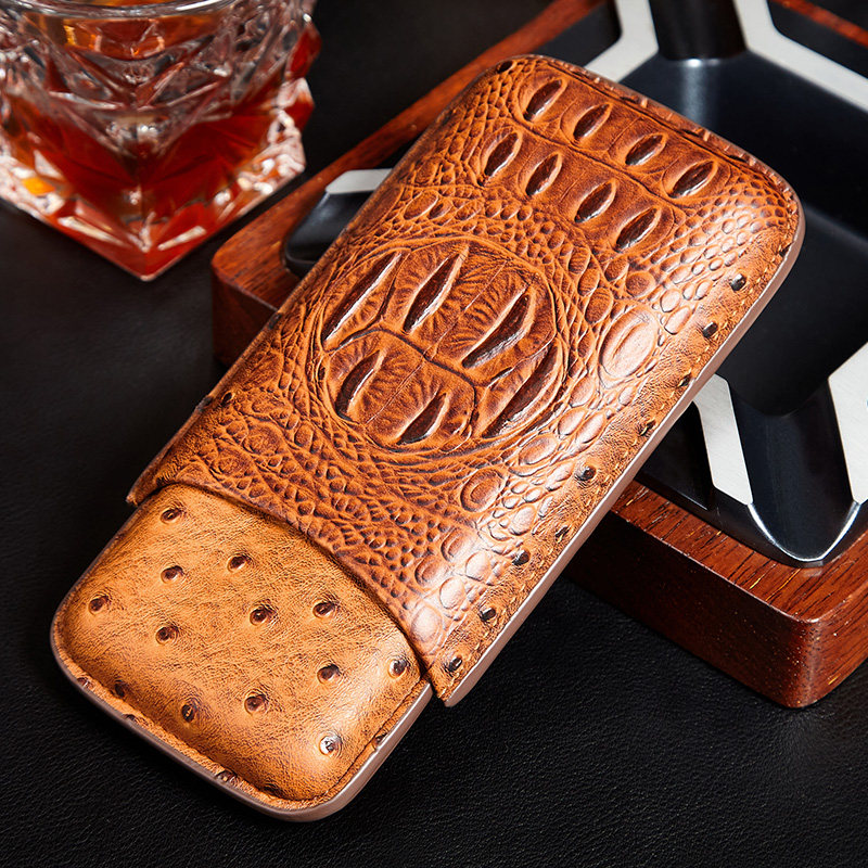 LUXFO雪茄皮套旅行聚会便携雪茄皮套3支装雪茄便携盒,ZIPPO/瑞士军刀/眼镜,烟盒,淘宝优惠券,粉丝福利购,淘宝优惠卷