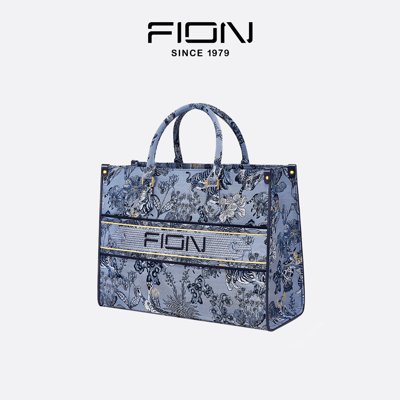 Fion/菲安妮巧锦托特包大容量 2023新款敦煌轻奢感轻奢通勤