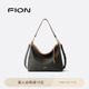 Fion 复古单肩腋下包包女通勤大容量 菲安妮老花托特包新款