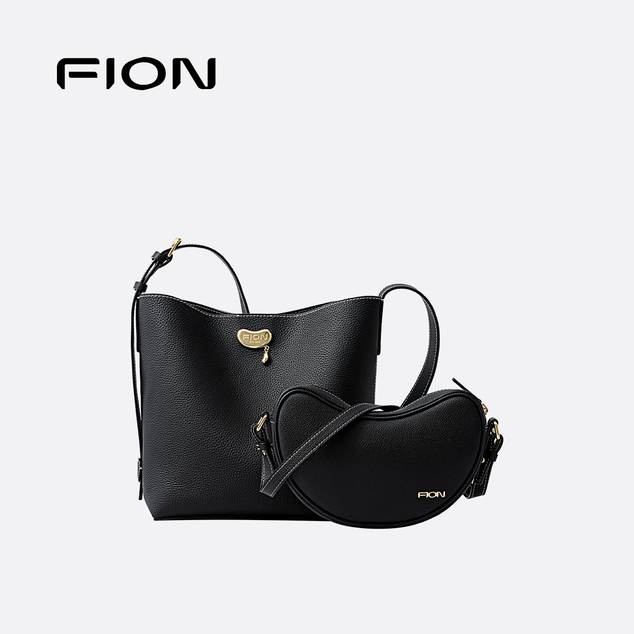 Fion/菲安妮红豆水桶包子母包