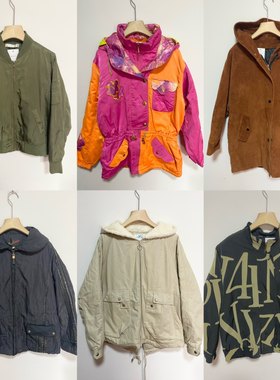 天天古着冬季外套vintage上衣棉服滑雪服保暖冬季外套（DM01）