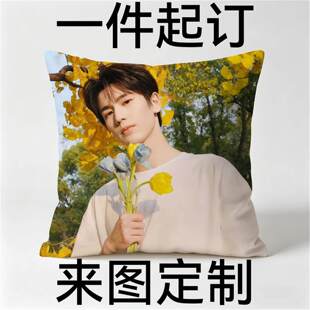 张凌赫应援可定制抱枕套 明星含芯靠枕 粉丝专属周边卧室装饰靠垫