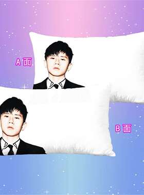 张杰枕套 来图定制明星枕头套子 动漫二次元卡通学生单人枕壳DIY