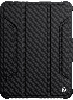 耐尔金iPad Mini 7悍甲PRO保护套推拉镜头滑盖保护壳皮套支架壳休眠套军工防摔加厚mini6黑色