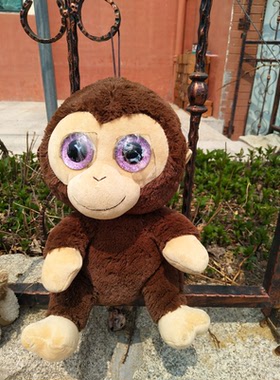 230305出口库存 欧美玩具RUSS 小猴公仔 可挂 高：35cm