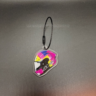 ogk空气刀6造型kabuto头盔5小众f17挂件亚克力钥匙扣机车包包挂饰