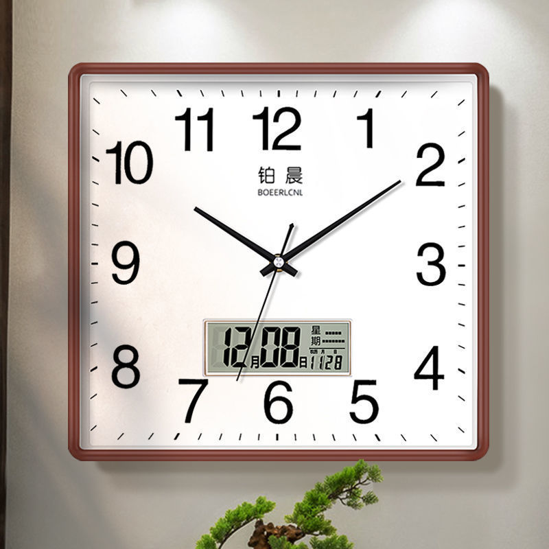铂晨简约现代客厅卧室挂钟