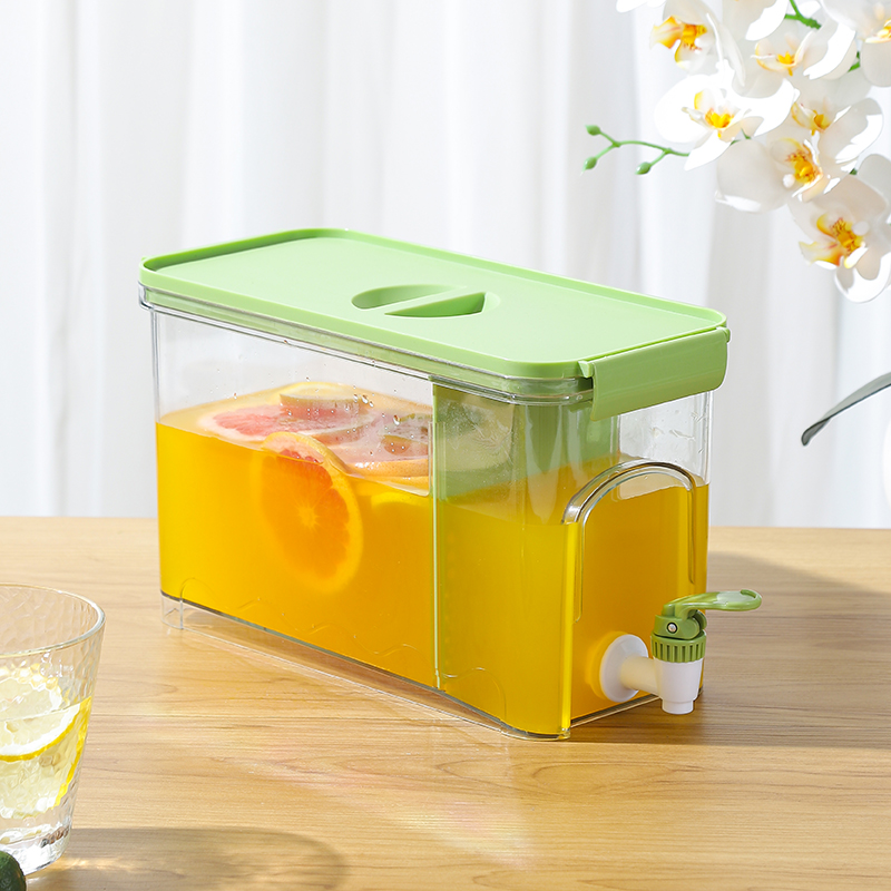 夏天冰水凉水桶冷水壶带龙头冰箱家用大容量网红水果茶壶可乐桶
