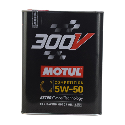 摩特MOTUL 铁桶 双酯类全合成机油 300V 5w50 2L 国行