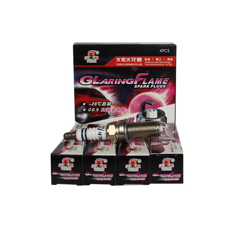 火炬铱金火花塞KH6RIU适配标致307308408雪铁龙C2C4C5丰田风行4支