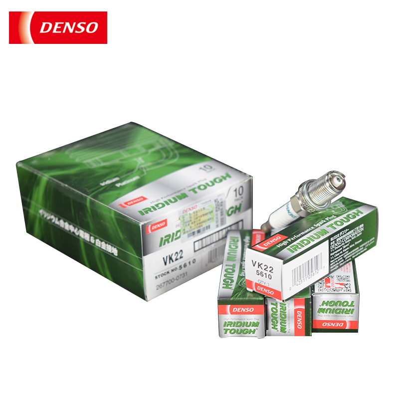电装铱铂金火花塞VK22适配明锐昊锐迈腾帕萨特奥迪A4LA6LQ5 4支_虎窝淘