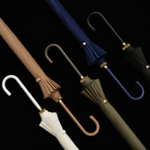 长柄自动雨伞 女士16骨经典 抗风伞 5周年镀金纪念版 天黑黑tiohoh