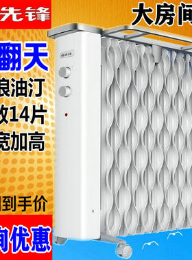先锋热浪油汀取暖器DS1975家用CY97XM-15电暖器电暖气大功率客厅