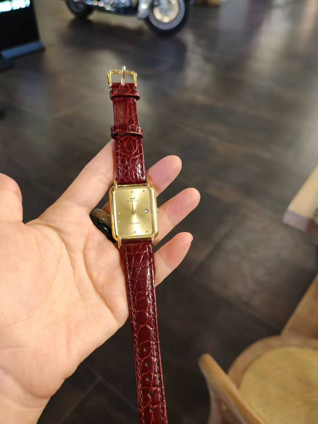 中古vintage technos 带日历女士腕表 ​
