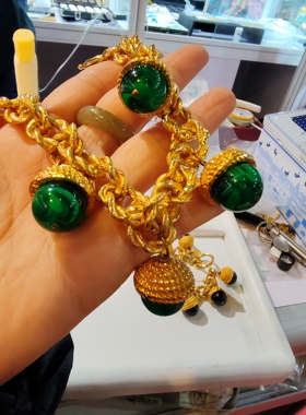 法国中古全新未使用老库存琉璃手链