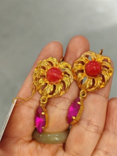 法国中古Vintage复古品牌pfft耳坠