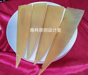 M21福利捡漏价天然白牦牛角边角料下脚料边片料工具牙签捅针材料