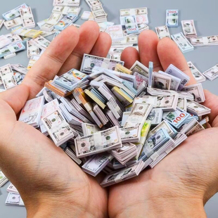 微缩纸币玩具美刀 迷你美元模型过家家BJD刀乐仿真道具纸币小钞票