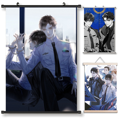 破云江停严吴雩步重华周边动漫挂画海报装饰画布艺卷轴