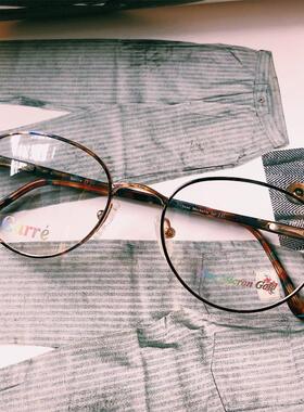 包邮garre复古vintage古董文艺ivy风格平光面框架眼镜男女yj31323