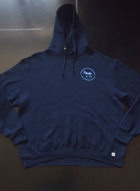 vintage古着洪都拉斯产美国螺塑复古baggy美式印花连帽卫衣ts913