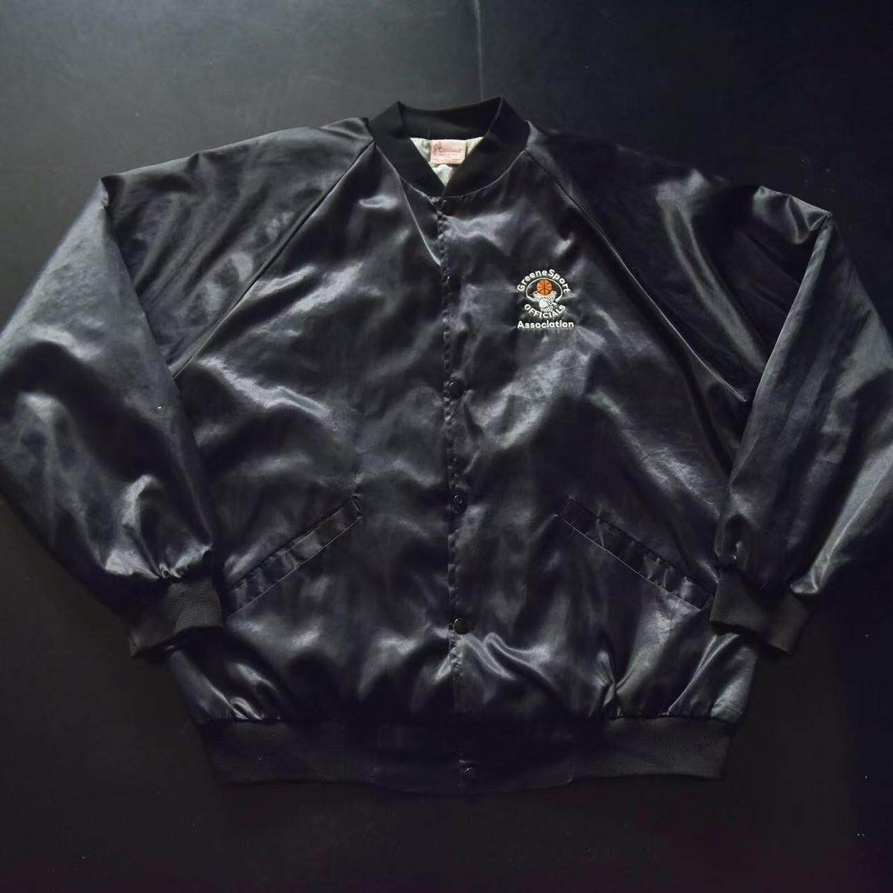 vintage古着美国产美式复古y2k棒球baseball刺绣夹棉外套 jac1971
