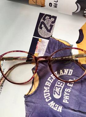 早期生产美式复古y2k千禧年cityboy长谷川板材框架眼镜iaspyj961