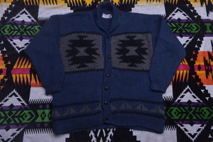 复古波普图腾雪柄纯羊毛衣 印第安navajo风格 日单美式 baxb504 包邮