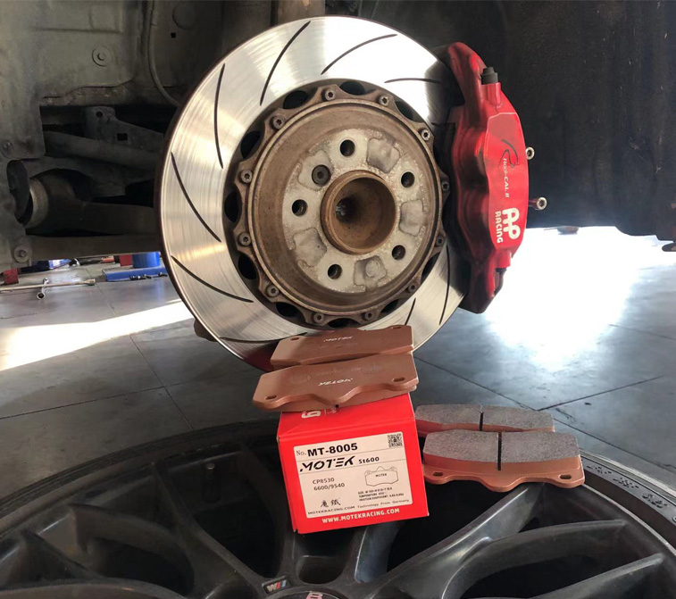 MOTEK魔铁AP8530 AP8540 9540 9541 6600大四4活塞陶瓷刹车片皮