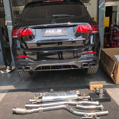 奔驰GLC260L GLC300 GLC43 改装RES排气 转速阀门中尾段 跑车声音