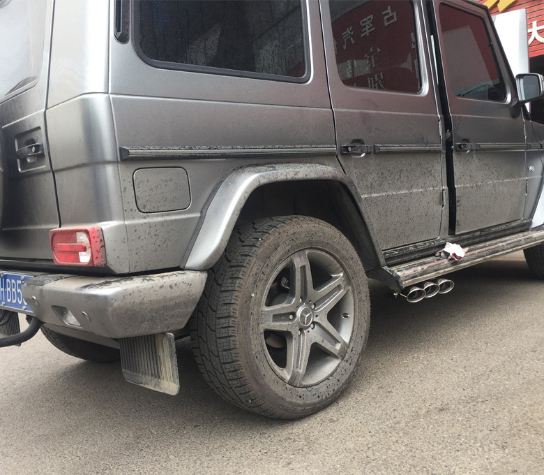 500 G55 G63 G65 六出AMG SLS 改装MRG中尾段阀门排气管