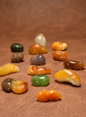 红皮白肉独籽手串配饰扇坠手机挂