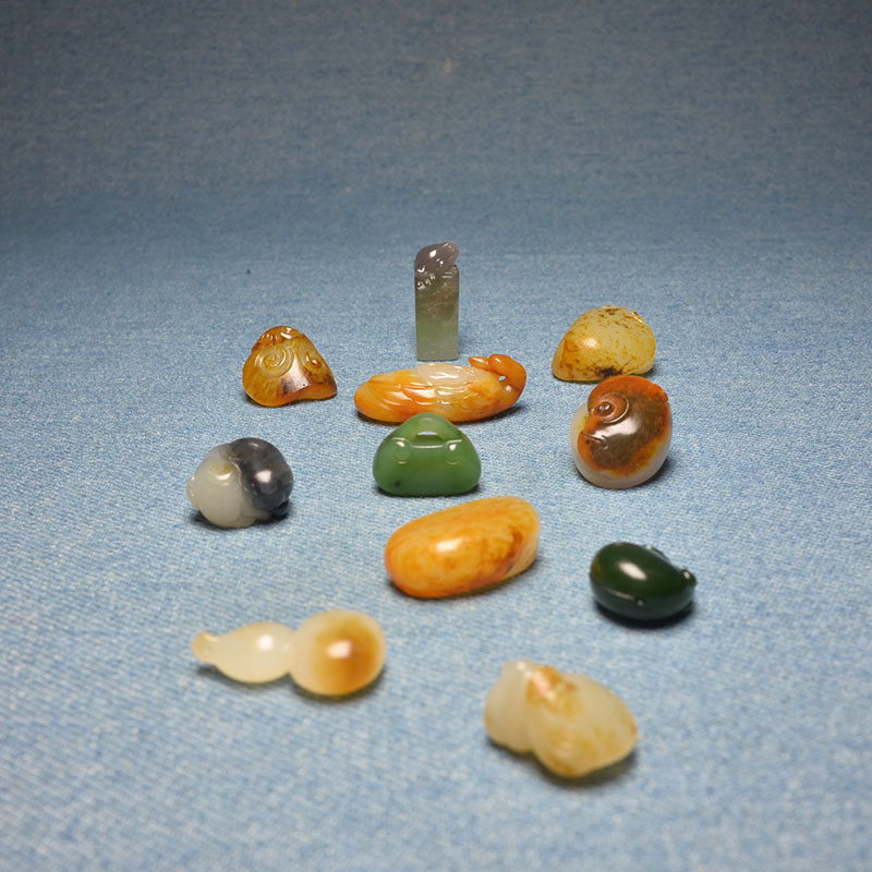 致敬708090专拍链接新疆和田玉黄沁红沁红皮黑皮黄皮秋梨皮独籽